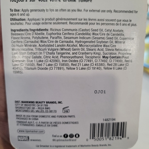 ♥️5 For $25 NEW MARVEL Lip Smaker  Heroes Chapsrick set of 3 packs total 9 chap… - Picture 9 of 9